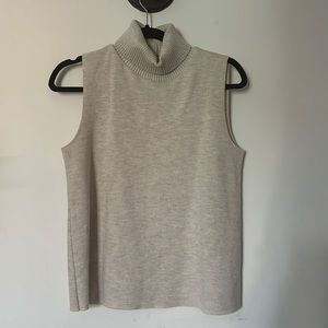 ZARA Ribbed Turtle Neck Tank Top